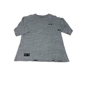 Izzue X US Army Tiger EmbroideryMens Black Short Sleeve Pullover Sweatshirt Sz S